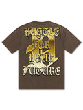 Vtilted Tropical Tee - Brown