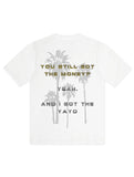 Rich Dead Idols Cocaine Cowboys Tee - White