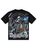 Vtilted Destruction Tee - Jet Black