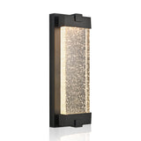 Black Aluminum Finish Outdoor Wall Light