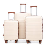 3-Piece ABS Spinner Wheel Luggage Set