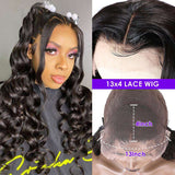 13×4 Lace Front Wig Human Hair Wigs Loose Deep Lace Frontal Wigs for Women