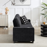Modern Corduroy 3-Seater Sofa