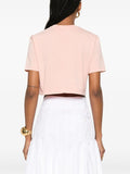 Fendi Women 3D Fendi Roma Cropped T-Shirt