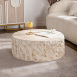 MgO Mid-Century Round Centre Coffee Table