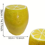 Yellow Lemon Fruit Stool