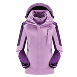 Outdoor Two-piece Windproof 3-in-1 Jacket, Plus-size