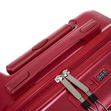 ABS Spinner Wheel Luggage Set with Combination Lock - Red