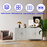 Modern Lacquered 4 Door Wooden Cabinet Sideboard