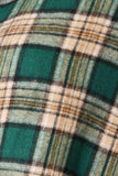 Mandy Plaid Collared Neck Long Sleeve Shirt for Women