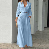 Women's Plus Size Wide Leg Elegant Pant Set