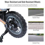 Kids 6V Electric Ride-On Motorcycle with Training Wheels, Battery Powered Toy Bike