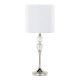 26" Contemporary Crystal Table Lamp