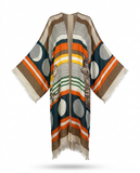 Liberated Printed Maxi Kimono
