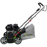 PROGREEN Gasoline Engine Scarifier 2in1 Function Dethatcher/Scarifier, 16in Width