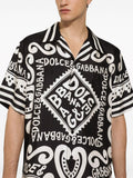 Dolce & Gabbana Marina Print Silk Shirt