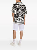 Dolce & Gabbana Marina Print Silk Shirt