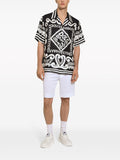 Dolce & Gabbana Marina Print Silk Shirt