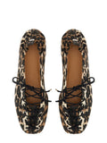 Ganni Women Ballerina Lace-Up