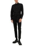 Dolce & Gabbana Men Gold Poplin Stretch Shirt