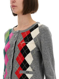 Ganni Women Jacquard Cashmere Cardigan