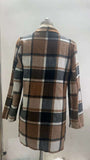 Autumn Winter New Plaid Woolen Coat