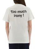 Moschino Women T-Shirt "Too Much Irony!"
