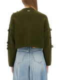 Jw Anderson Women Loop Cropped Jersey