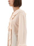 Alexander Mcqueen Women Shirt With Ruffles