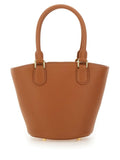 Self-Portrait Women Leather Tote Bag With Charm