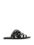 Balenciaga Women City Flat Mule In Arena Lambskin