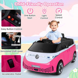 12V Electric Ride-On VW Bus with Remote Control & Music