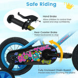 Kids Bike 16 Inch with Training Wheels Ages 4-7