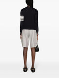 Thom Browne Women Wool 4-Bar Relaxed Pullover