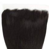Malaysian Straight 13x4 Transparent Lace Human Hair Frontal