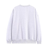 Women Clothing Autumn Loose Casual Vibrant Cartoon Print Sweatshirt