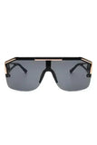 Square Oversize Retro Sunglasses - 100% UV Protection | Femstylo