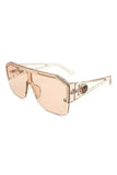 Square Oversize Retro Sunglasses - 100% UV Protection | Femstylo