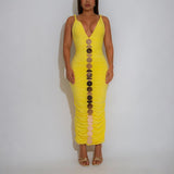 Women Clothing Sleeveless Sling Sheath Sexy Dress Fashionable Sleeveless Maxi Dress