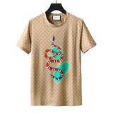 Gucci T-Shirt Beige Crew Neck - Luxury Cotton Essential