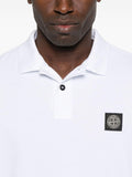 Stone Island Men Slim Fit Stretch Cotton Piqué Polo Shirt