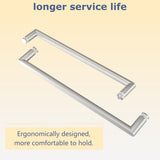 55"-60" W x 76" H Brushed Shower Door