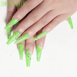 Assemble Ballet Nails Trapezoidal Coffin Fake Nails