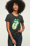 [163144-001] WOMENS LUCKY BRAND ROLLING STONES CLOVER LIPS CLASSIC CREW