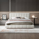 Hudson Upholstered Platform Bed Frame