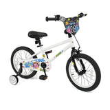 Kids Bike with Training Wheels 12-18 Inch White