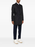 Herno Men Double-Breasted Trench Coat In Dean