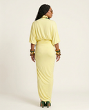 Radiant Pleated High Waist Maxi Dress