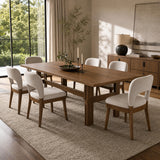 7-Piece Mid-Century Dining Table Set