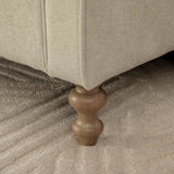 65.75" Wide Modern Upholstered Storage Bench With Double Lids